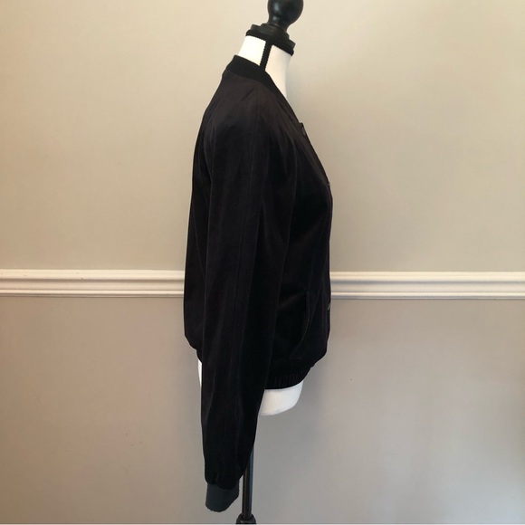 Velvet Baseball Jacket Vero Moda Size M - Picture 3 of 8